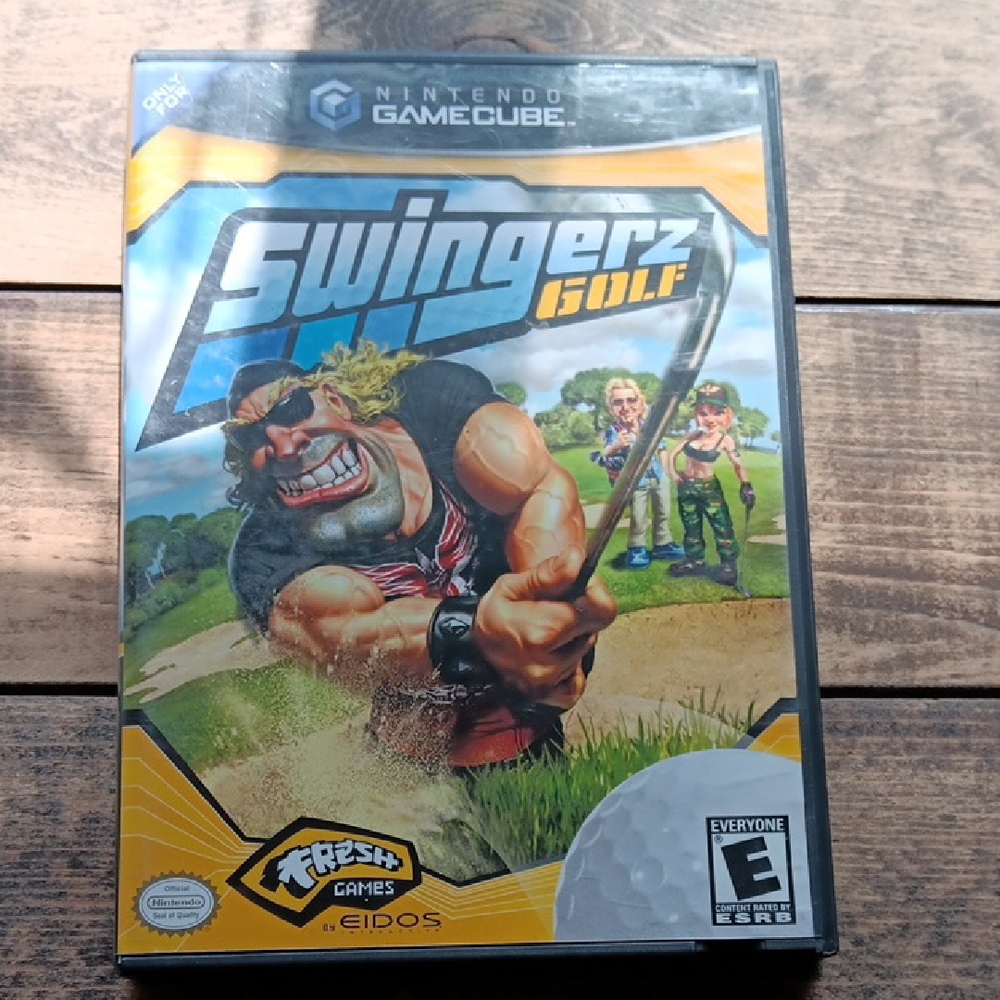 Nintendo GameCube Swingerz Golf - Yellow and Blue Cover
